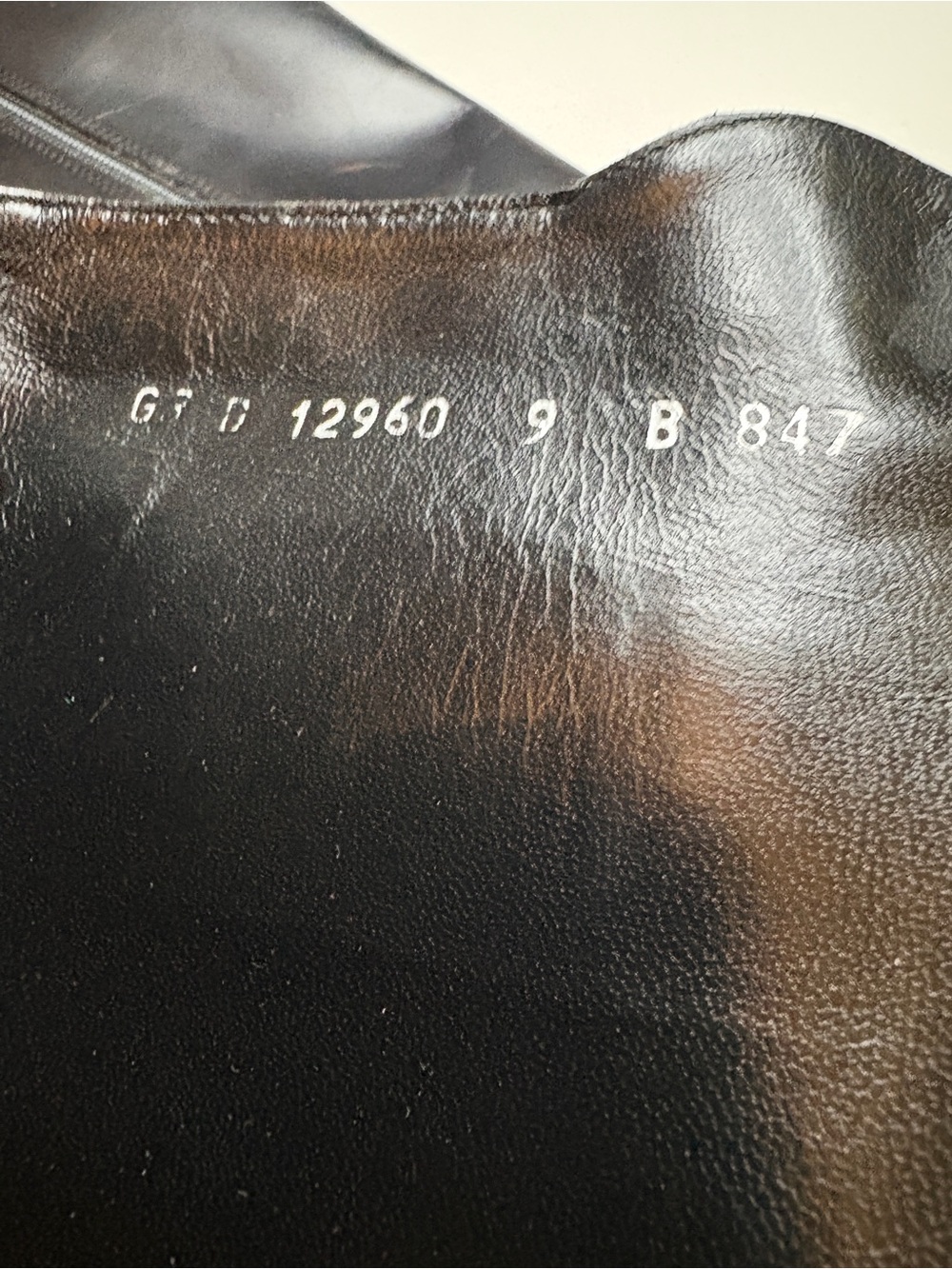 COLE HAAN Gratia black leather round toe riding crafted in Italy heeled boot - Picture 9 of 14